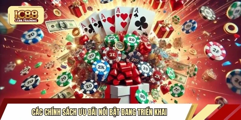 Các chính sách ưu đãi nổi bật đang triển khai