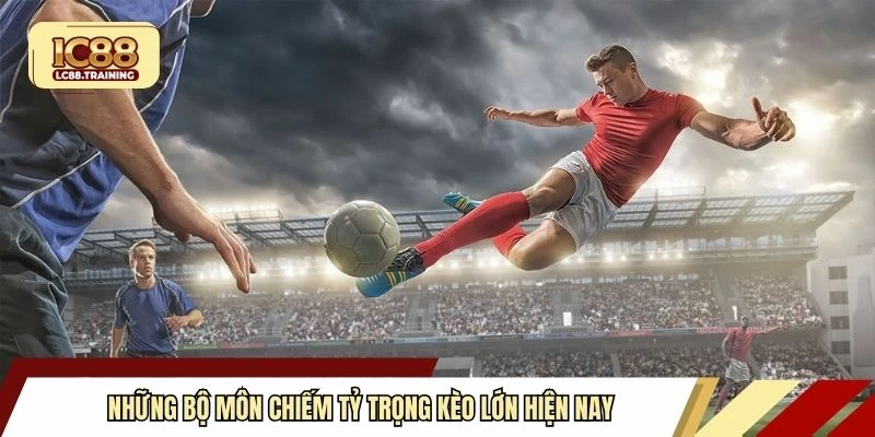 Những bộ môn chiếm tỷ trọng kèo lớn hiện nay